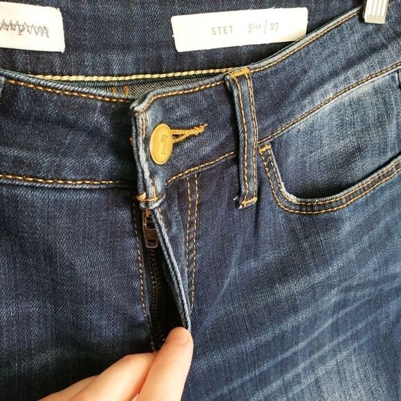 Pilcro and the Letterpress Cropped Stet Jeans - Picture 6 of 11